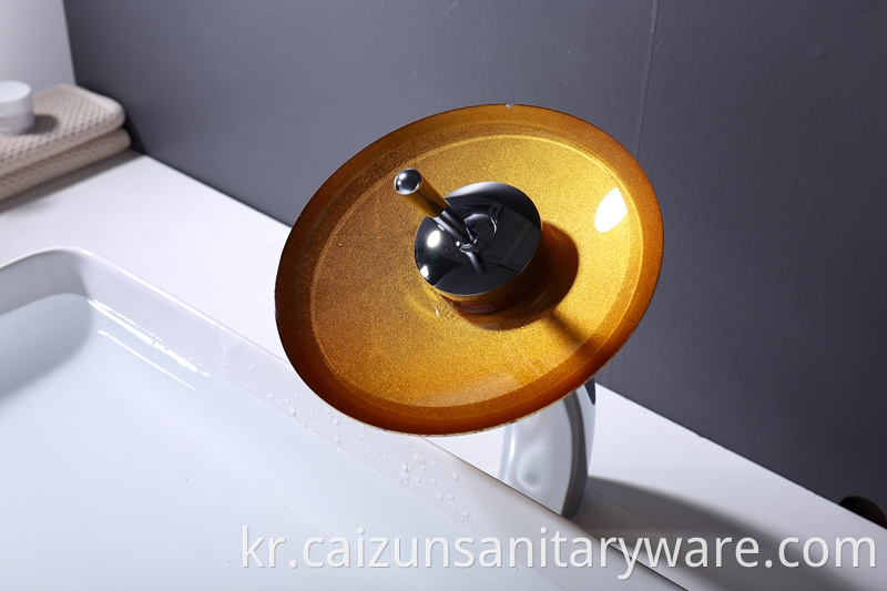 Yellow Single Basin Faucet